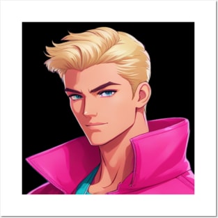 Ken Barbie Doll Pink Jacket Posters and Art